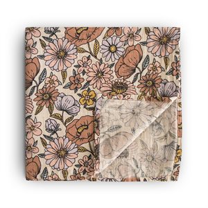 Mushie Swaddle - Retro Flowers